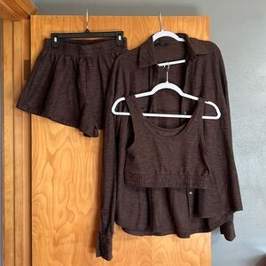 3 Piece Dress Short Set Moche color  size medium nwot